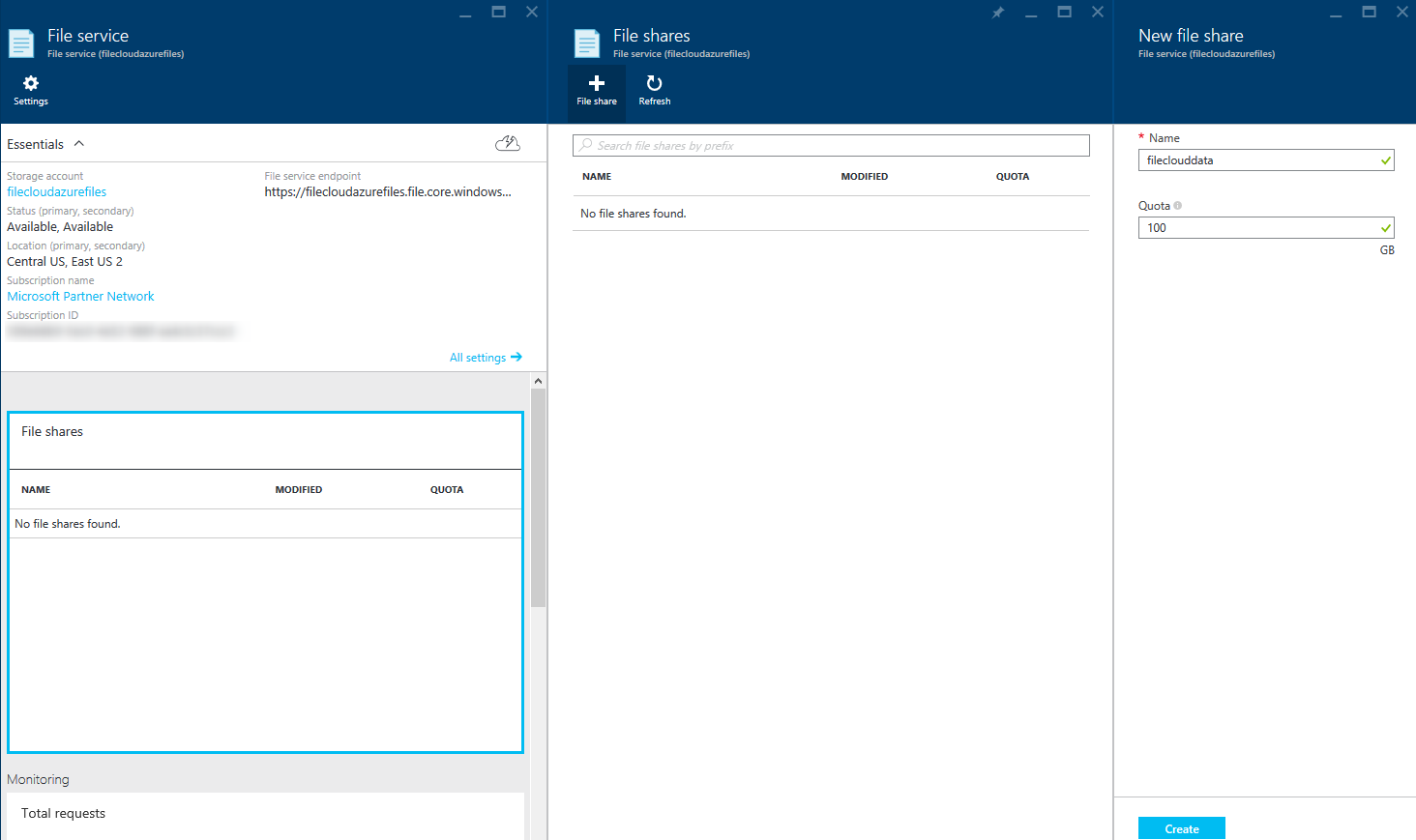 FileCloud Integration with Azure File Storage