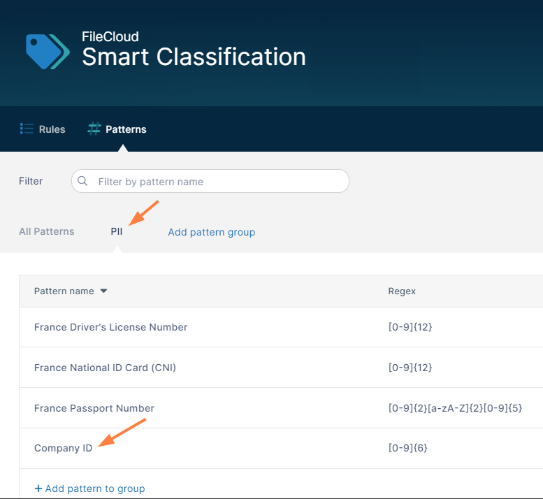 Creating Smart Classification Regex Pattern Groups